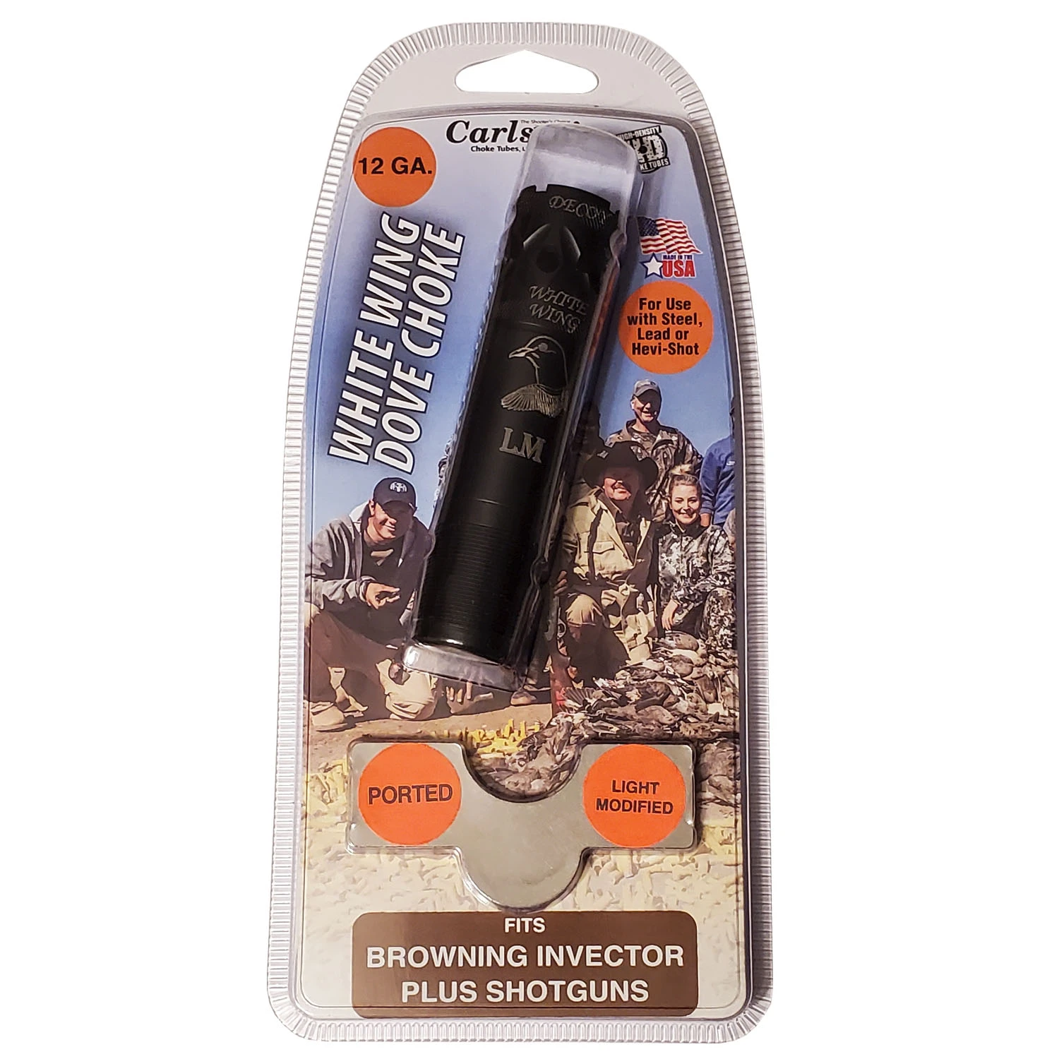 Carlson's Choke Tubes Carlson’s Choke Tubes White Wing Dove Browning Invector Plus LM Decoy 12GA .725 37506 4 Carlson's Choke Tubes Carlson’s Choke Tubes White Wing Dove Browning Invector Plus LM Decoy 12GA .725 37506 - Image 2