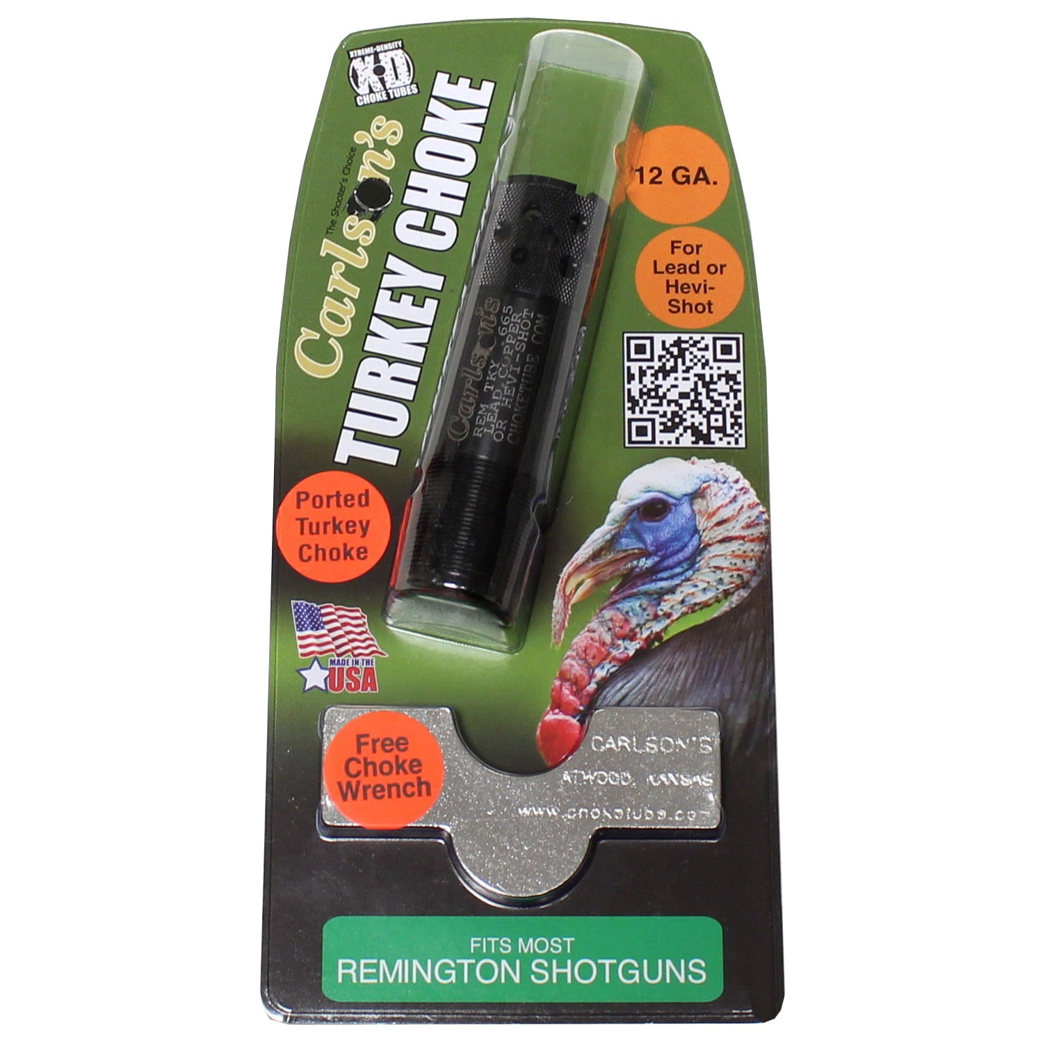 Carlson's Choke Tubes Carlson’s Choke Tubes REMINGTON PORTED TURKEY CHOKE TUBES 12GA .665 70020 3 Carlson's Choke Tubes Carlson’s Choke Tubes REMINGTON PORTED TURKEY CHOKE TUBES 12GA .665 70020