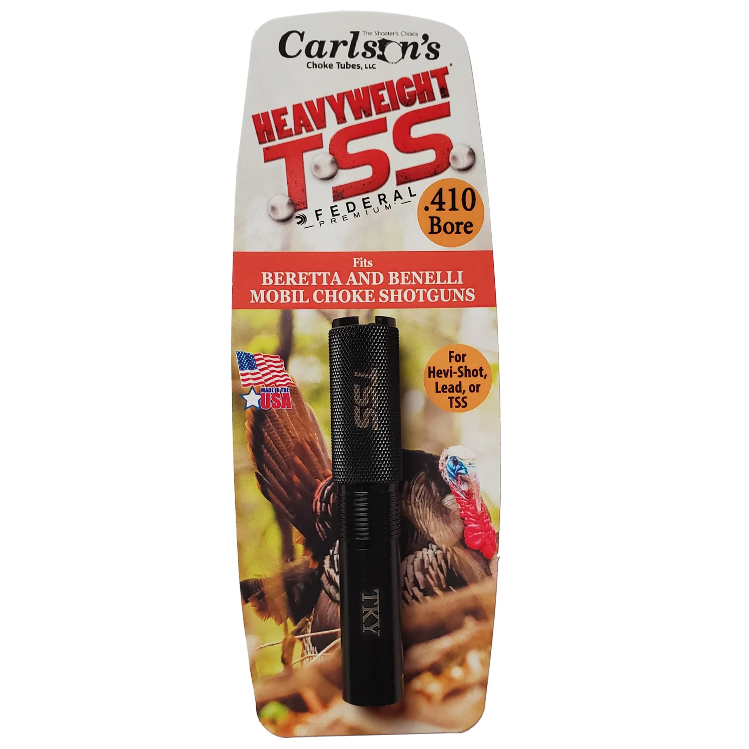 Carlson's Choke Tubes Carlson’s Choke Tubes TSS Turkey Choke Tube .410 Bore 0.380″ Beretta/Benelli Mobil Systems Extended Tube 38031 4 Carlson's Choke Tubes Carlson’s Choke Tubes TSS Turkey Choke Tube .410 Bore 0.380″ Beretta/Benelli Mobil Systems Extended Tube 38031 - Image 2