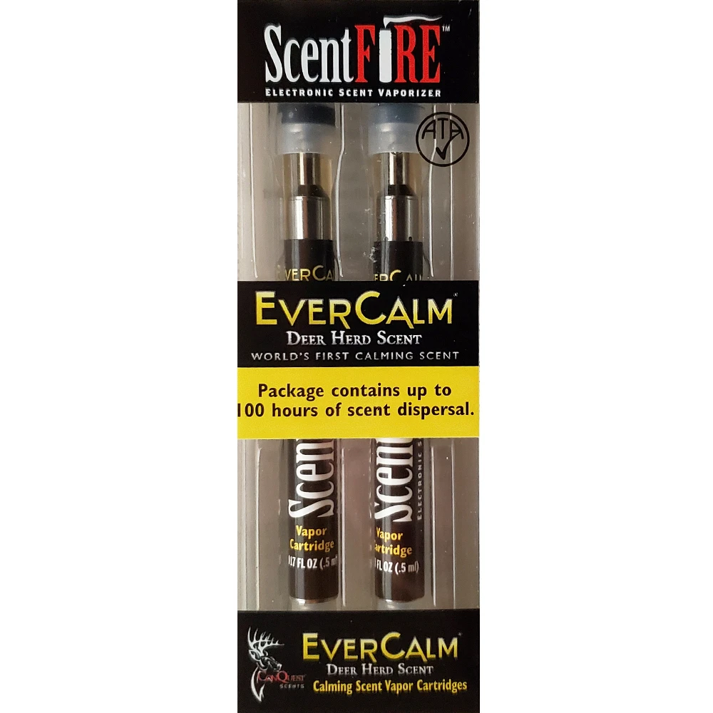 Conquest Scents ScentFIRE EverCalm Refill Cartridges 2 Pack 160157 3 Conquest Scents ScentFIRE EverCalm Refill Cartridges 2 Pack 160157