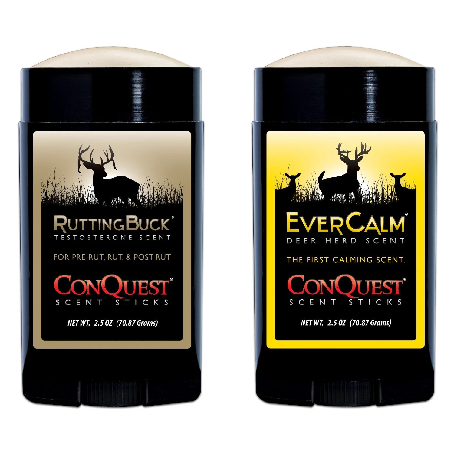 Conquest Scents RuttingBuck Pack Testosterone Scent & EverCalm Herd Scent Stick 5 Oz. 1256 3 Conquest Scents RuttingBuck Pack Testosterone Scent & EverCalm Herd Scent Stick 5 Oz. 1256