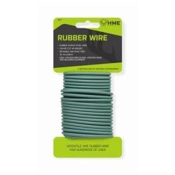 HME Products Rubber Twist Tie Coated Steel Wire 25 Foot HME-RTT