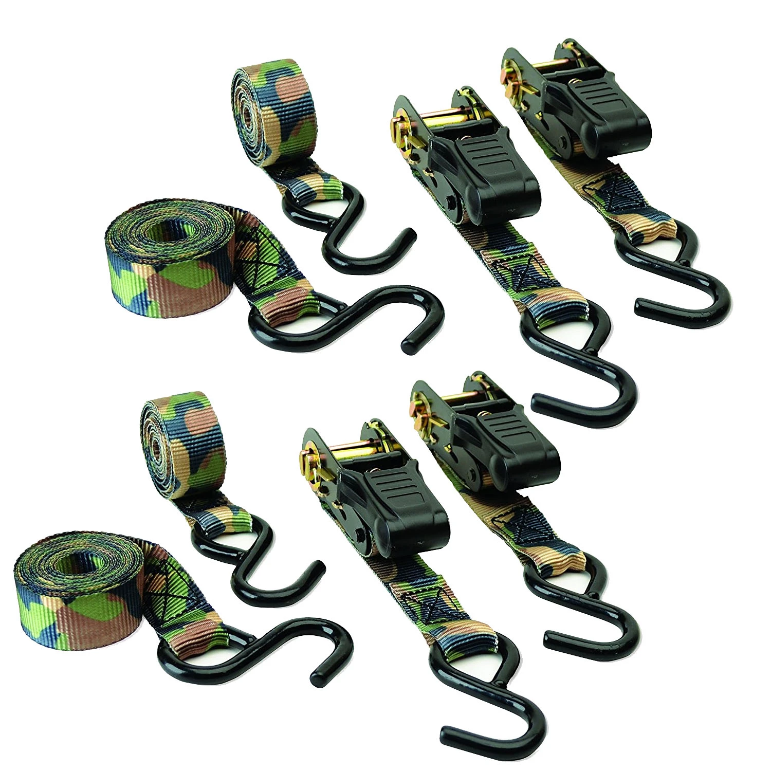 HME Products Camoufage Ratchet Tie Down 4 Pack HME-RS-4PK 3 HME Products Camoufage Ratchet Tie Down 4 Pack HME-RS-4PK