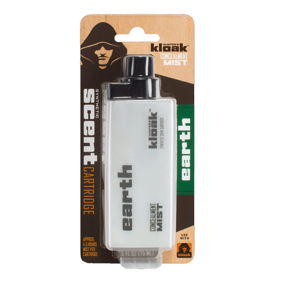 Hunters Kloak Scent Earth Concealment Cartridge 2.5oz 702 3 Hunters Kloak Scent Earth Concealment Cartridge 2.5oz 702
