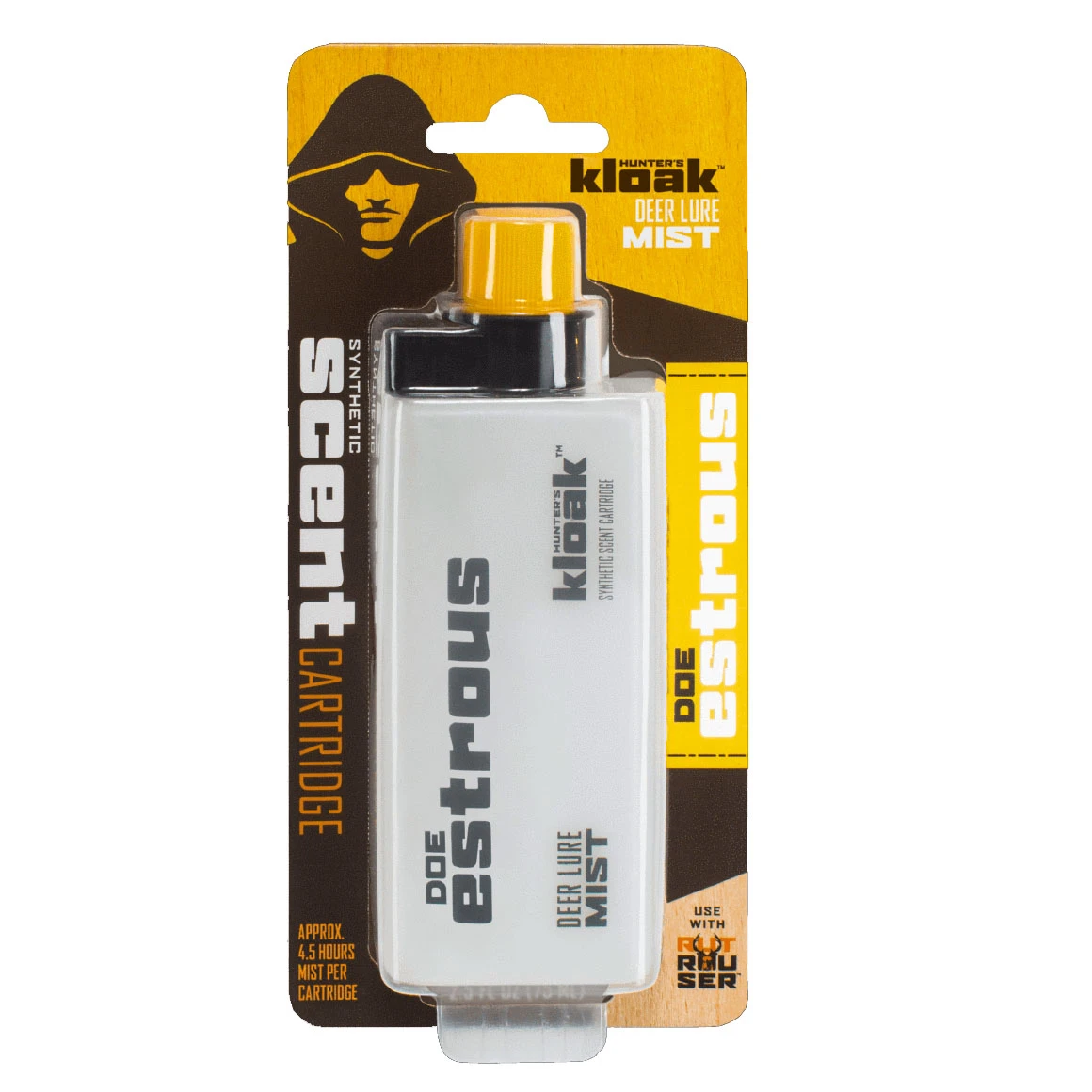 Hunters Kloak Scent Doe Estrus Cartridge 2.5oz 7086 3 Hunters Kloak Scent Doe Estrus Cartridge 2.5oz 7086