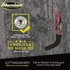 Illusion Game Call Systems Illusion Game Call System Extinguisher Deer Call Pink 743