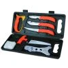 Outdoor Edge Knives Outdoor Edge WildPak Hunting Field Dressing Kit, Complete 8-Piece Knife Portable Butcher Game Processor Set WP-2 -Walker's Sales Shop Outdoor 20131 Outdoor Edge Wild Pak 8pc Knife Set