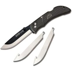 Outdoor Edge Knives Outdoor Edge Onyx Lite EDC Replaceable Blade Pocket Knife 3″ Black OX-30