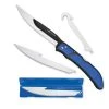 Outdoor Edge Knives Outdoor Edge RazorFin Folding Fillet Knife With Boning-Fillet Blades, Gutting Blade Blue RFU-50C -Walker's Sales Shop Outdoor 30209 Razorfin Folding Fillet Knife RFU 50C