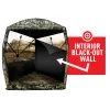 Primos Hunting Primos Ground Blind Surroundview 360 Interior Black-Out Wall 65154 -Walker's Sales Shop Primos 65154 Primos Black Out Wall Curtain 65154