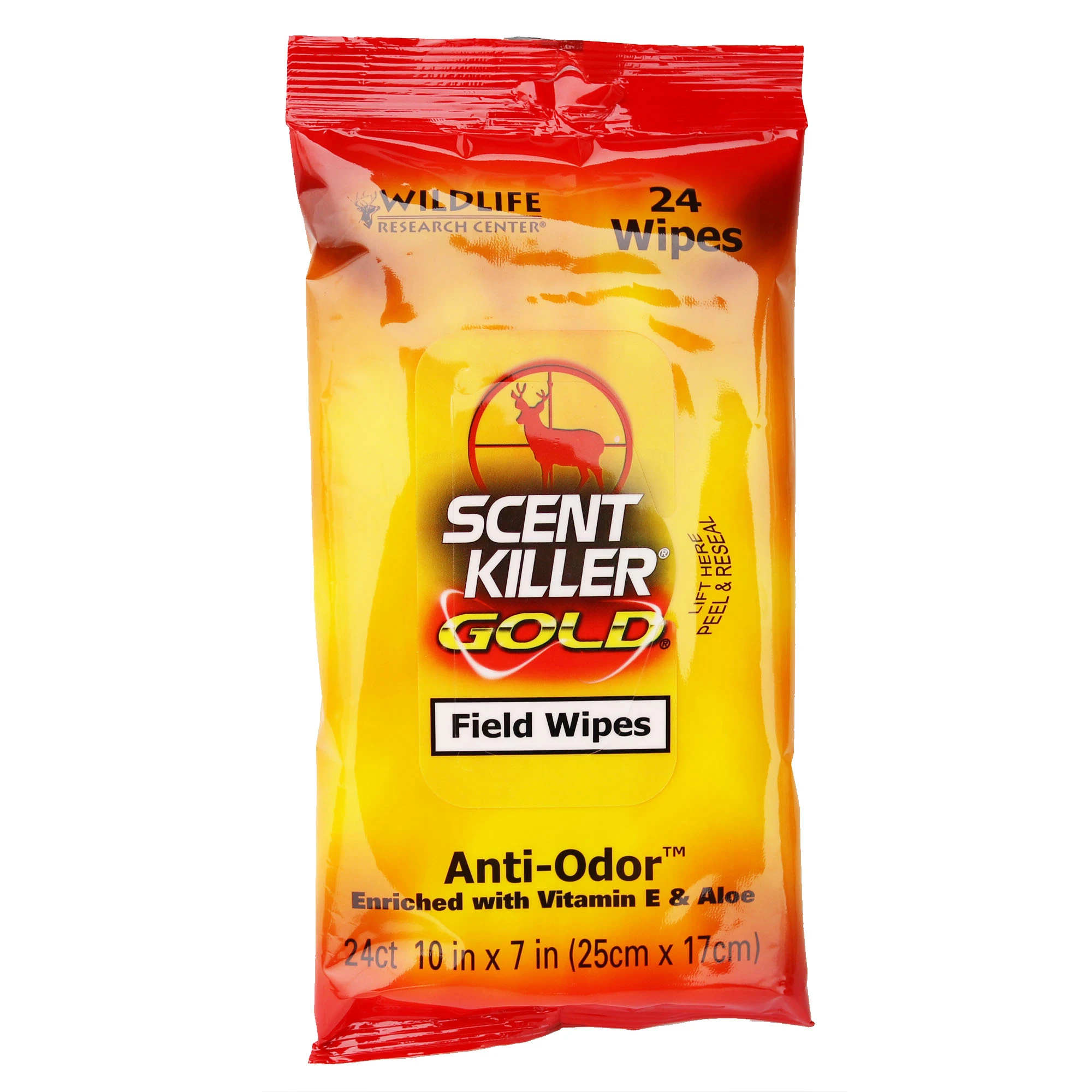 Wildlife Research Center Scent Killer Gold Field Wipes 24 Count 10″x7″ Anti-Odor 1295 3 Wildlife Research Center Scent Killer Gold Field Wipes 24 Count 10″x7″ Anti-Odor 1295